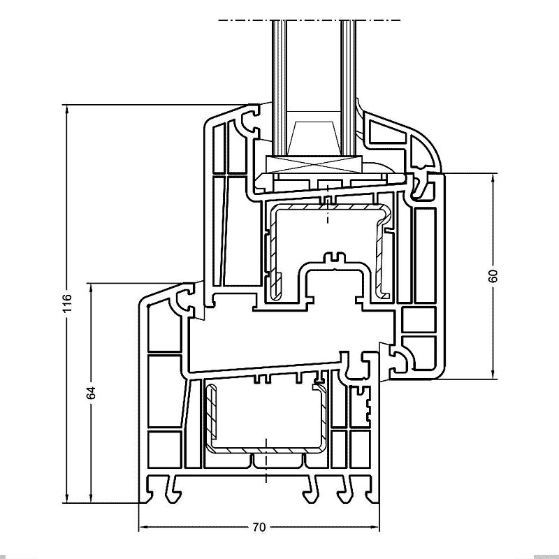 �����: ������� ������� ��� ����������� ���� ��� Rehau Euro-design 70 ��